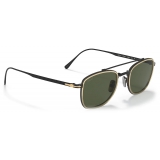 Persol - PO5005ST - Black/Gold / Green - Sunglasses - Persol Eyewear