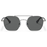 Persol - PO2483S - Silver / Dark Grey - Sunglasses - Persol Eyewear