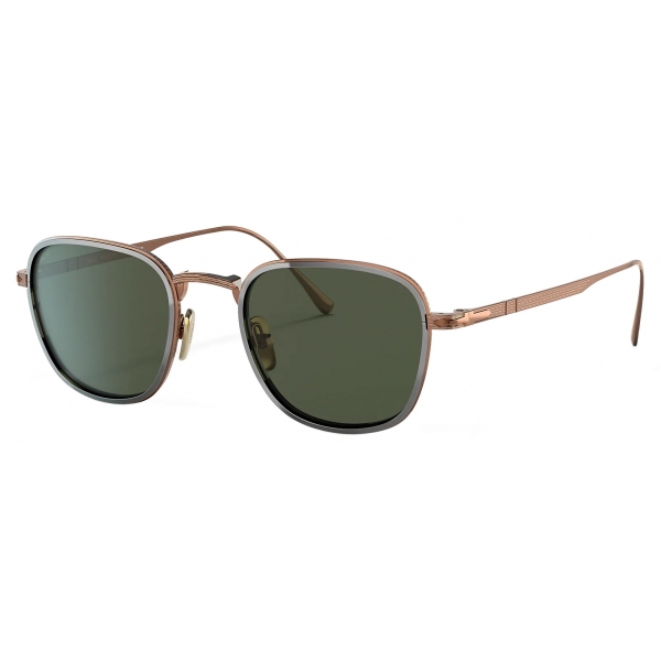 Persol - PO5007ST - Brown/Gunmetal / Green - Sunglasses - Persol Eyewear