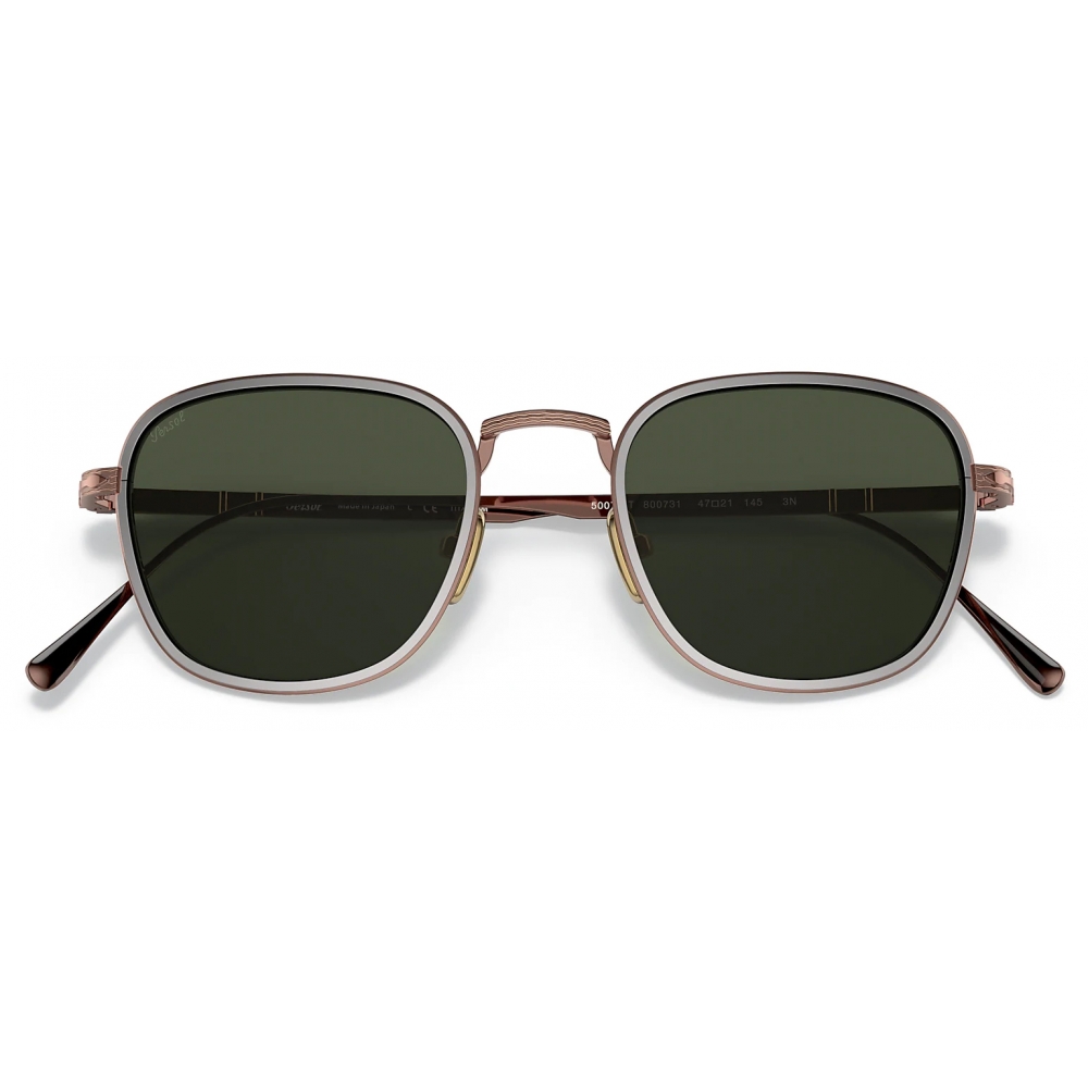 Persol - PO5007ST - Brown/Gunmetal / Green - Sunglasses - Persol ...
