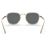 Persol - PO5007ST - Gold/Silver / Dark Grey - Sunglasses - Persol Eyewear