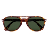 Persol - PO3235S - Havana / Green - Sunglasses - Persol Eyewear