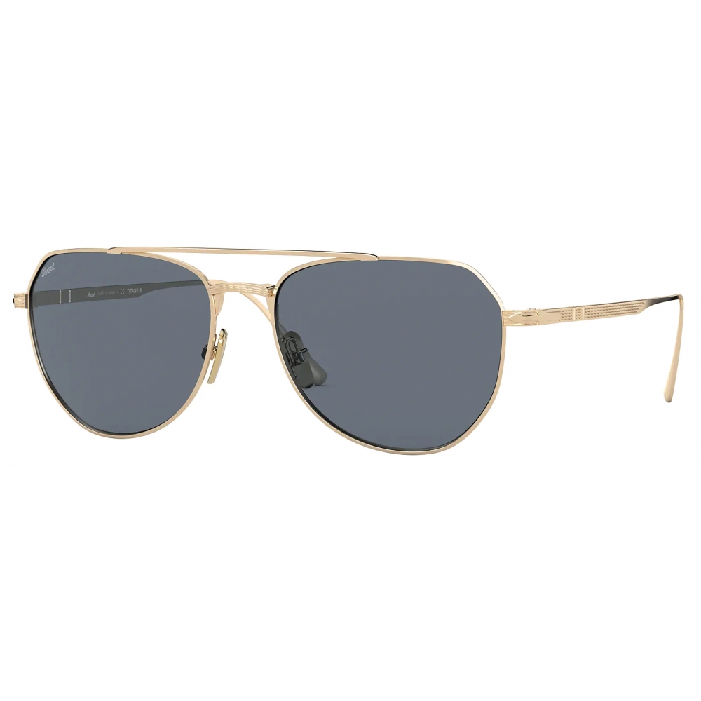 Persol - PO5003ST - Gold / Light Blue - Sunglasses - Persol Eyewear ...