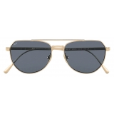 Persol - PO5003ST - Gold / Light Blue - Sunglasses - Persol Eyewear