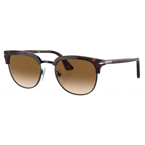 Persol - PO3105S - Cellor Original - Brown Tortoise Black / Brown Gradient - Sunglasses - Persol Eyewear