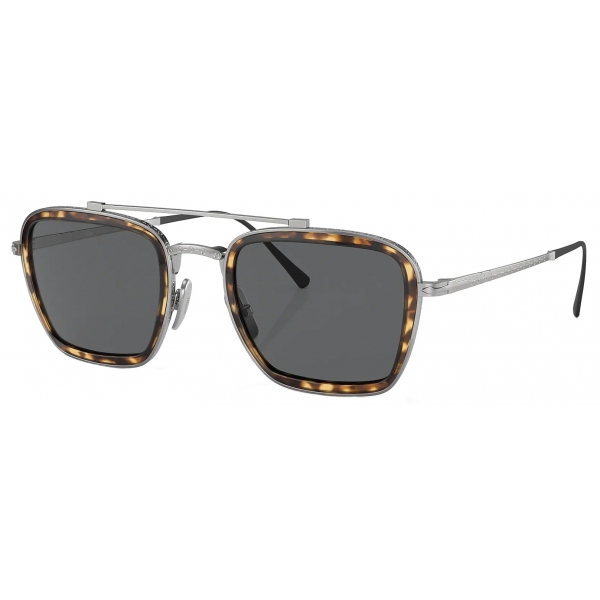 Persol - PO5012ST - Silver / Dark Grey - Sunglasses - Persol Eyewear