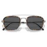 Persol - PO5012ST - Silver / Dark Grey - Sunglasses - Persol Eyewear