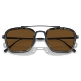 Persol - PO5012ST - Nero / Polarizzata Marrone - Occhiali da Sole - Persol Eyewear