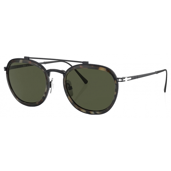 Persol - PO5008ST - Nero / Verde - Occhiali da Sole - Persol Eyewear