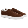 Viola Milano - Viola Sport Club Sneakers - Marrone Polo - Handmade in Italy - Luxury Exclusive Collection
