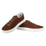 Viola Milano - Viola Sport Club Sneakers - Polo Brown - Handmade in Italy - Luxury Exclusive Collection