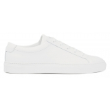 Viola Milano - Viola Sport Club Sneakers - White Leather - Handmade in Italy - Luxury Exclusive Collection