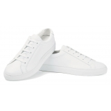 Viola Milano - Viola Sport Club Sneakers - Pelle Bianca - Handmade in Italy - Luxury Exclusive Collection