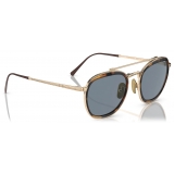 Persol - PO5008ST - Gold / Light Blue - Sunglasses - Persol Eyewear