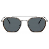 Persol - PO5010ST - Silver / Blue - Sunglasses - Persol Eyewear