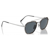 Persol - PO5010ST - Silver / Blue - Sunglasses - Persol Eyewear