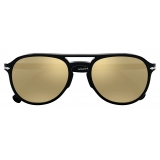 Persol - PO3235S - Casa de Papel - Black / 24k Gold Plated - Sunglasses - Persol Eyewear