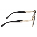 Prada - Prada Eyewear - Round Sunglasses - Pale Gold Slate Gray - Prada Collection - Sunglasses - Prada Eyewear
