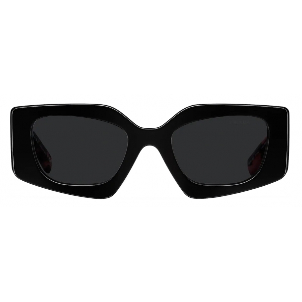 Prada - Prada Symbole - Geometric Shape Sunglasses - Black Slate Gray - Prada Collection