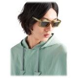 Prada - Prada Runway - Rectangular Sunglasses - Crystal Fern Green Gray - Prada Collection