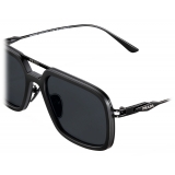 Prada - Prada Eyewear - Rectangular Sunglasses - Opaque Black Polarized Black - Prada Collection