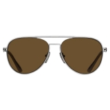 Prada - Prada Eyewear - Aviator Sunglasses - Opaque Lead Gray Loden - Prada Collection