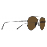 Prada - Prada Eyewear - Aviator Sunglasses - Opaque Lead Gray Loden - Prada Collection