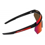 Prada - Prada Linea Rossa Impavid - Mask Sunglasses - Opaque Black Orange Mult.Id - Prada Collection