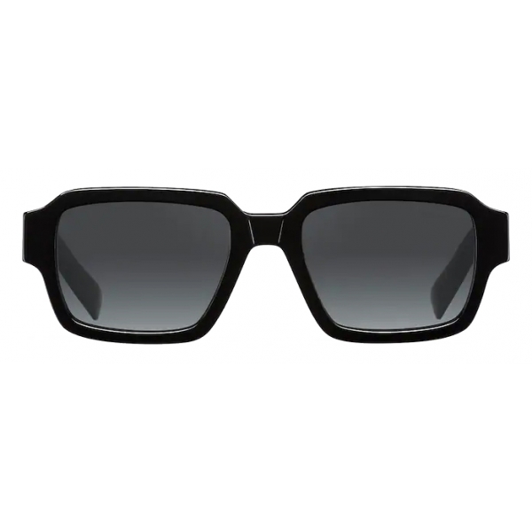 Prada - Prada Eyewear - Rectangular Sunglasses - Black Graphite ...