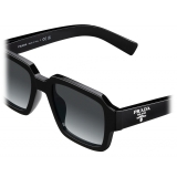 Prada - Prada Eyewear - Rectangular Sunglasses - Black Graphite Gradient - Prada Collection