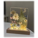 Natusi - Resin Art - Desire - Artisan Lamp with Natural Flowers - Handmade - Furnishings - Home