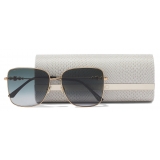 Jimmy Choo - Hester - Rose Gold Square-Frame Sunglasses with Grey Shaded Lenses - Jimmy Choo Eyewear