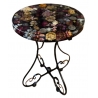 Natusi - Resin Art - Artisan Table with Natural Flowers - Handmade - Furnishings - Home