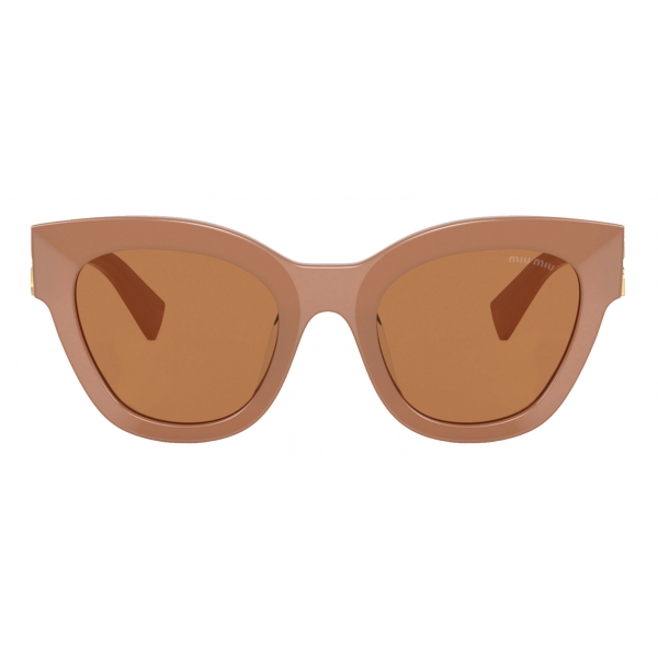 Miu Miu - Miu Miu Glimpse Sunglasses - Cat Eye - Caramel - Sunglasses - Miu Miu Eyewear