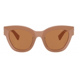 Miu Miu - Occhiali Miu Miu Glimpse - Cat Eye - Caramello - Occhiali da Sole - Miu Miu Eyewear