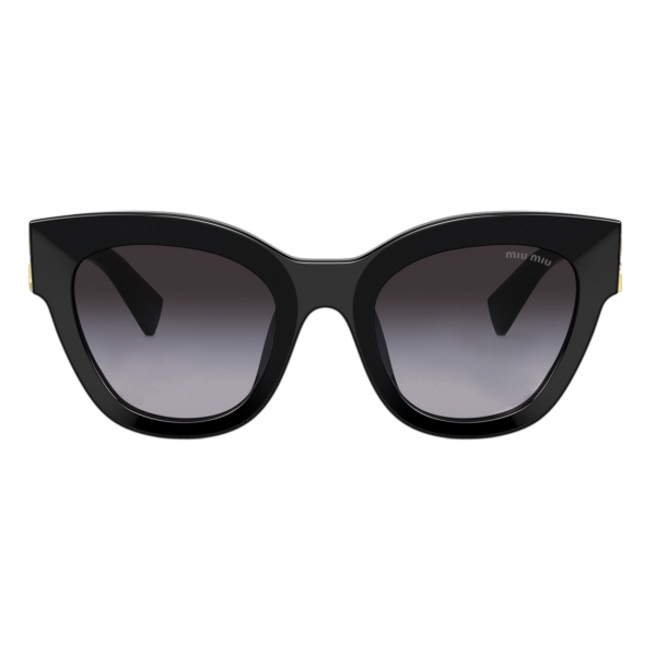 Miu Miu - Miu Miu Glimpse Sunglasses - Cat Eye - Black - Sunglasses - Miu Miu Eyewear