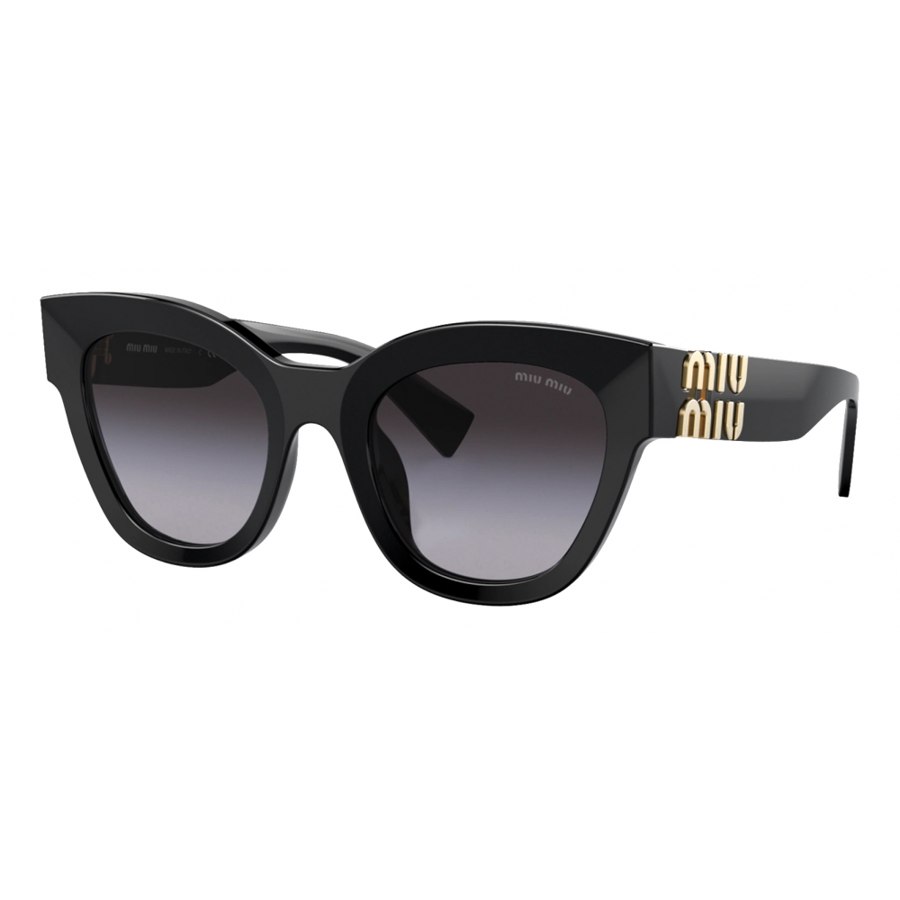 Miu Miu - Miu Miu Glimpse Sunglasses - Cat Eye - Black - Sunglasses ...