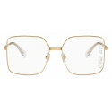 Miu Miu - Occhiali Miu Miu Eyewear Collection - Squadrati - Oro Blu - Occhiali da Sole - Miu Miu Eyewear