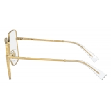 Miu Miu - Occhiali Miu Miu Eyewear Collection - Squadrati - Oro Blu - Occhiali da Sole - Miu Miu Eyewear