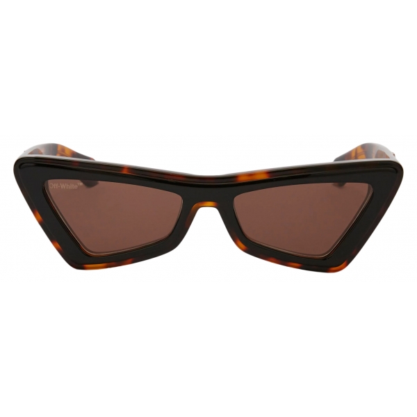 Off-White - Virgil Sunglasses - Tortoiseshell Brown - Luxury - Off-White  Eyewear - Avvenice