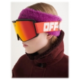 Off-White - Gradient-Effect Goggle Sunglasses - Bright Red - Luxury - Off-White Eyewear