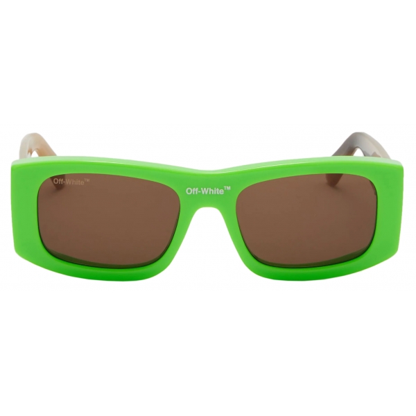 Off-White - Occhiali da Sole con Stampa Lucio - Verde Brillante - Luxury - Off-White Eyewear