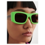 Off-White - Lucio Logo-Print Sunglasses - Bright Green - Luxury - Off-White Eyewear
