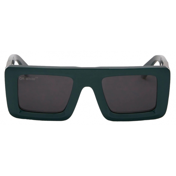 サングラス Off-White Off White - ANDY SUNGLASSES - green Off-White Andy Green Sunglasses - eye-oo.com