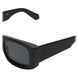 Off-White - Lucio Rectangular-Frame Sunglasses - Black Grey - Luxury - Off-White Eyewear