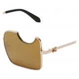 Off-White - Occhiali da Sole Salvador - Oro Marrone - Luxury - Off-White Eyewear