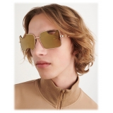 Off-White - Occhiali da Sole Salvador - Oro Marrone - Luxury - Off-White Eyewear