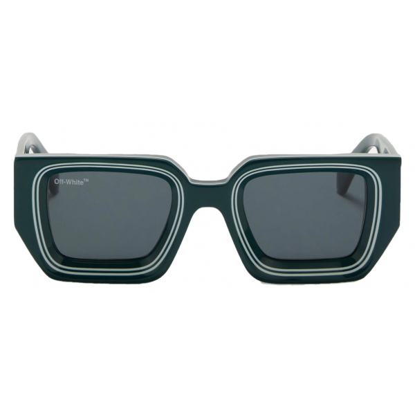 Off-White - Francisco Square-Frame Tinted Sunglasses - Green - Luxury - Off-White Eyewear