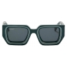 Off-White - Francisco Square-Frame Tinted Sunglasses - Green - Luxury - Off-White Eyewear