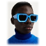 Off-White - Francisco Square-Frame Tinted Sunglasses - Blue - Luxury - Off-White Eyewear